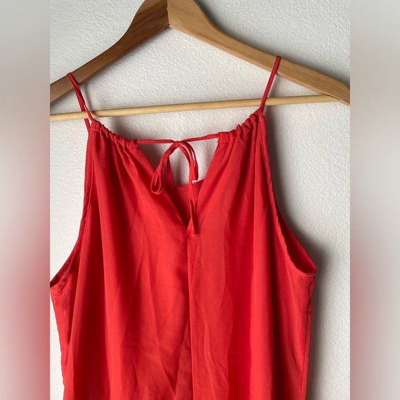 Flowy red high-low dress - Picture 7 of 7